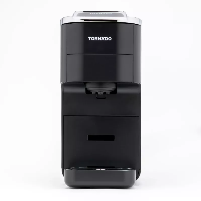 TORNADO TCM7042-GS | 5-in-1 Multi-Kapsel-Kaffeemaschine, Kapselkaffeemaschine, 1,5 L, Kaffeekapsel, Kaffeepulver, 1350 W, Schwarz