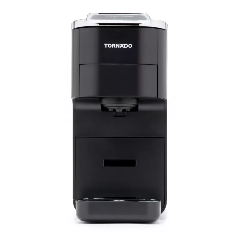 TORNADO TCM7042-GS | 5-in-1 Multi-Kapsel-Kaffeemaschine, Kapselkaffeemaschine, 1,5 L, Kaffeekapsel, Kaffeepulver, 1350 W, Schwarz