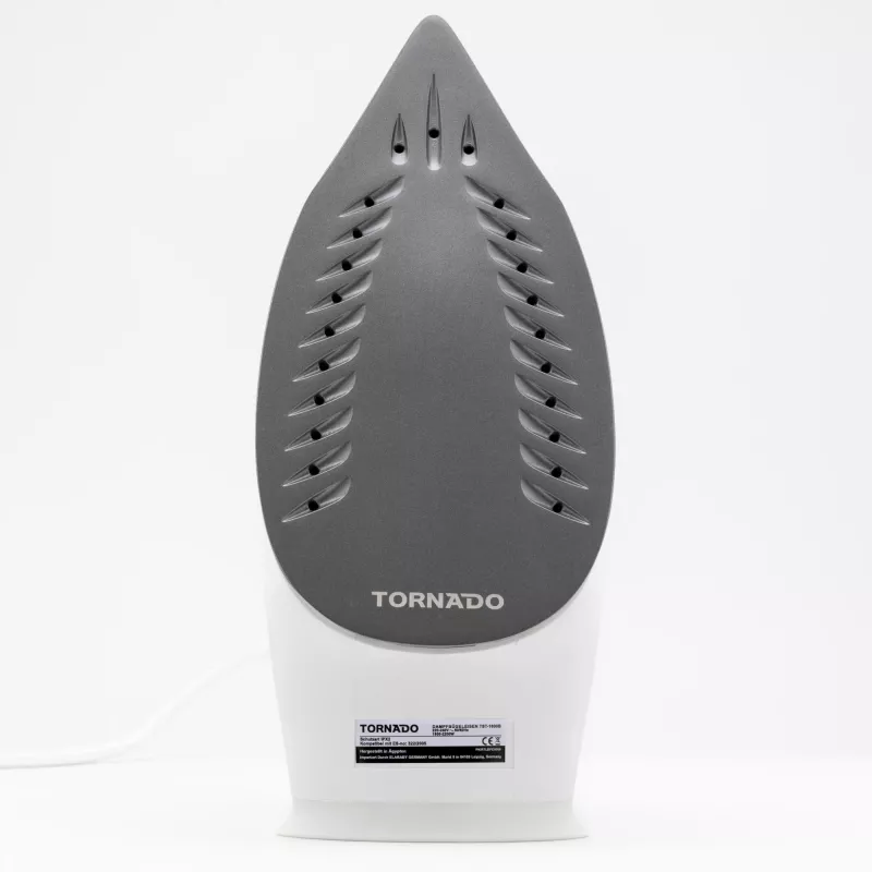 TORNADO TST-1800 | Dampfbügeleisen mit Teflon-Bügelsohle & 160 g Dampfstoß