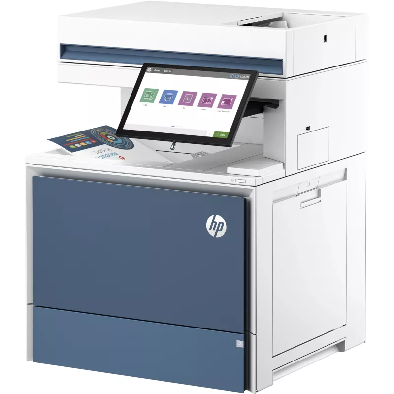 HP Color LaserJet Enterprise Flow MFP 6800zf Drucker, Laser, Farbdruck, 1200 x 1200 DPI, A4, Direktdruck, Grau