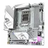 GIGABYTE Mainboard X870M AORUS ELITE WIFI7 ICE — Micro ATX, AMD X870, Sockel AM5, DDR5 bis 8200MHz (O.C), 14+2+2 VRM, PCIe 5.0, Wi‑Fi 7, 2,5 GbE, USB4