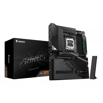 GIGABYTE X870 AORUS STEALTH Motherboard - Unterstützt AMD Ryzen 9000 CPUs, 16+2+2 Phasen Digital VRM, bis zu 8200Hz DDR5 (OC), 2xPCIe 5.0 + 2xPCIe 4.0, Wi-Fi 7, 5 GbE LAN, USB 4