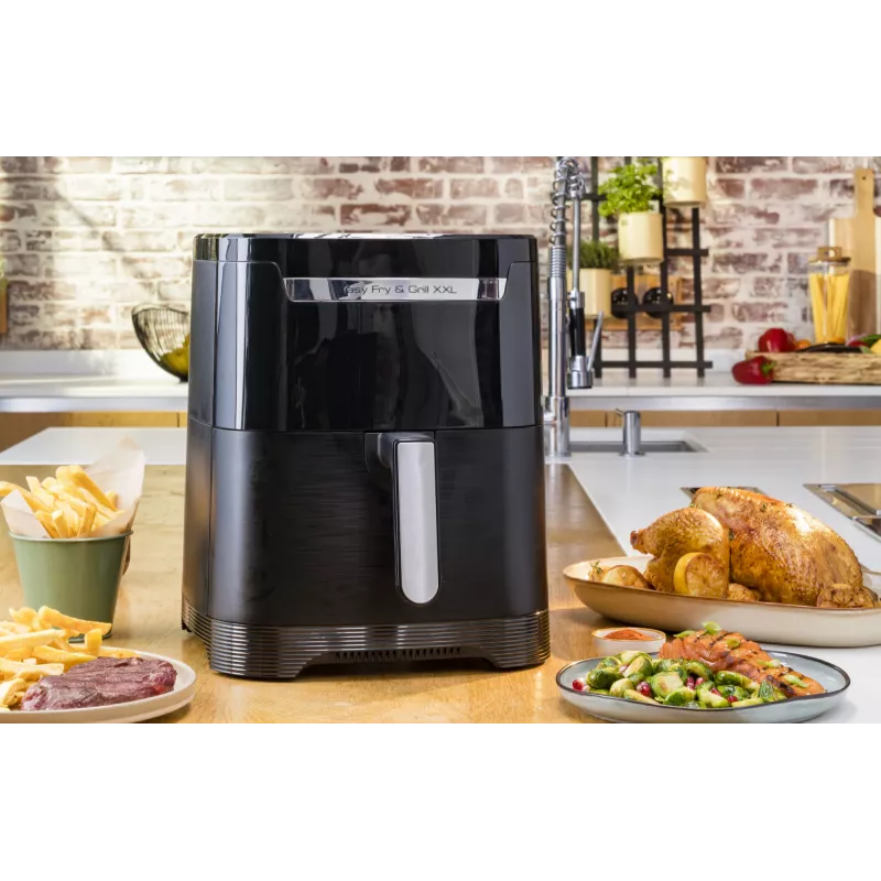 Heißluftfritteuse Tefal Easy Fry & Grill EY8018 6,5 L 1,5 kg 1830 W Touch-LCD schwarz Standgerät