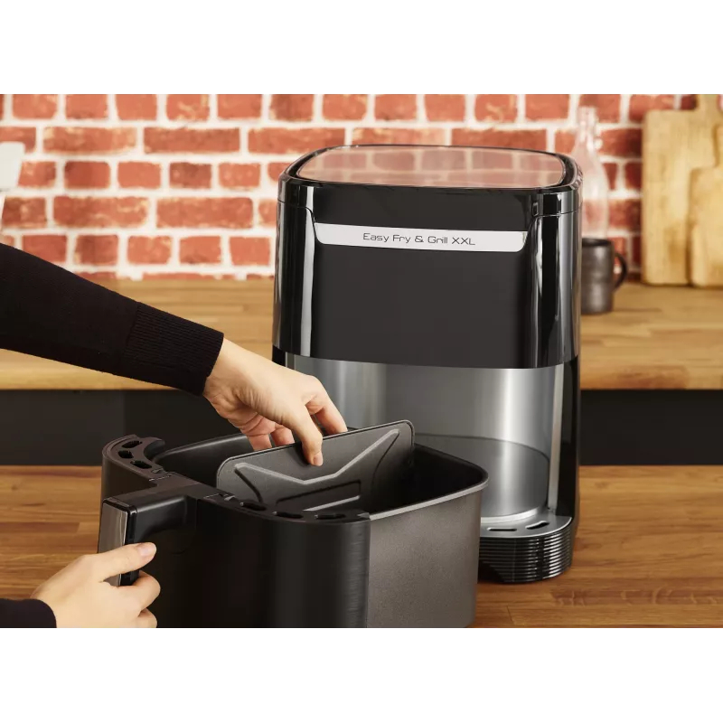 Heißluftfritteuse Tefal Easy Fry & Grill EY8018 6,5 L 1,5 kg 1830 W Touch-LCD schwarz Standgerät