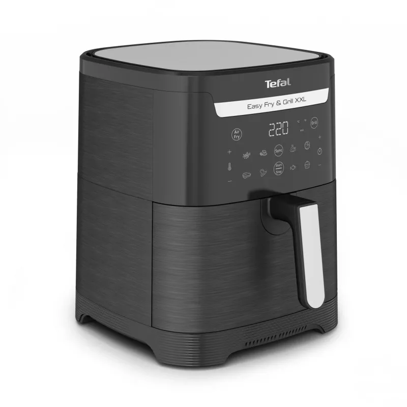 Heißluftfritteuse Tefal Easy Fry & Grill EY8018 6,5 L 1,5 kg 1830 W Touch-LCD schwarz Standgerät