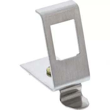 InLine Keystone-Montagerahmen für Hutschiene, 1-Port, Metall