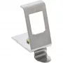 InLine Keystone-Montagerahmen für Hutschiene, 1-Port, Metall