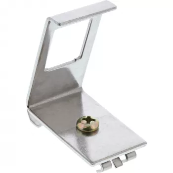 InLine Keystone-Montagerahmen für Hutschiene, 1-Port, Metall