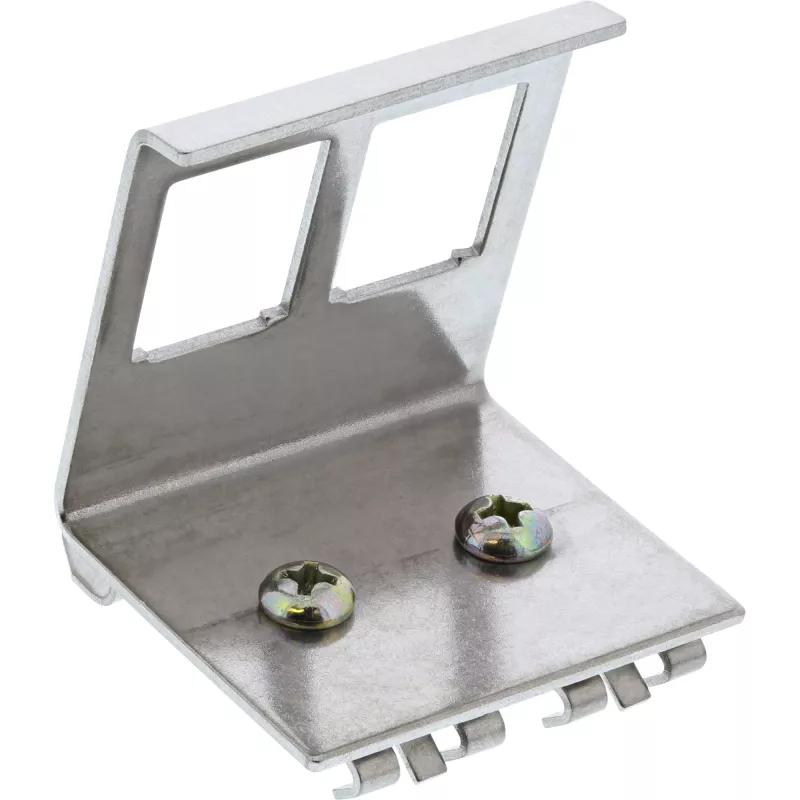 InLine Keystone-Halterung für DIN-Schiene, 2-Port, Metall