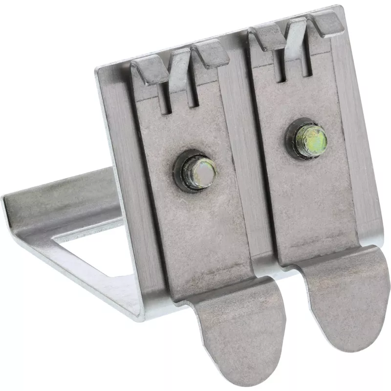 InLine Keystone-Halterung für DIN-Schiene, 2-Port, Metall