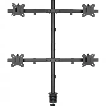 InLine Tischhalterung für 4x TV / LED / TFT Anzeige bis 81cm 32 Zoll max. 9kg