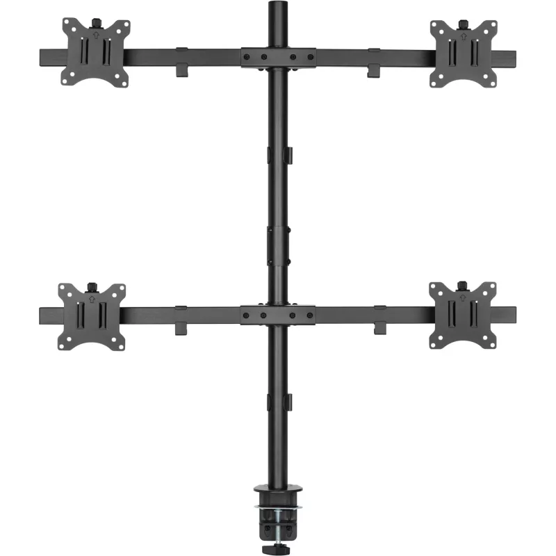 InLine Tischhalterung für 4x TV / LED / TFT Anzeige bis 81cm 32 Zoll max. 9kg