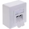 Netzwerkdose InLine 76842A 2 x RJ-45 Weiß Netzwerkkabel Cat 6a