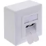 Netzwerkdose InLine 76842A 2 x RJ-45 Weiß Netzwerkkabel Cat 6a