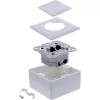 Netzwerkdose InLine 76842A 2 x RJ-45 Weiß Netzwerkkabel Cat 6a