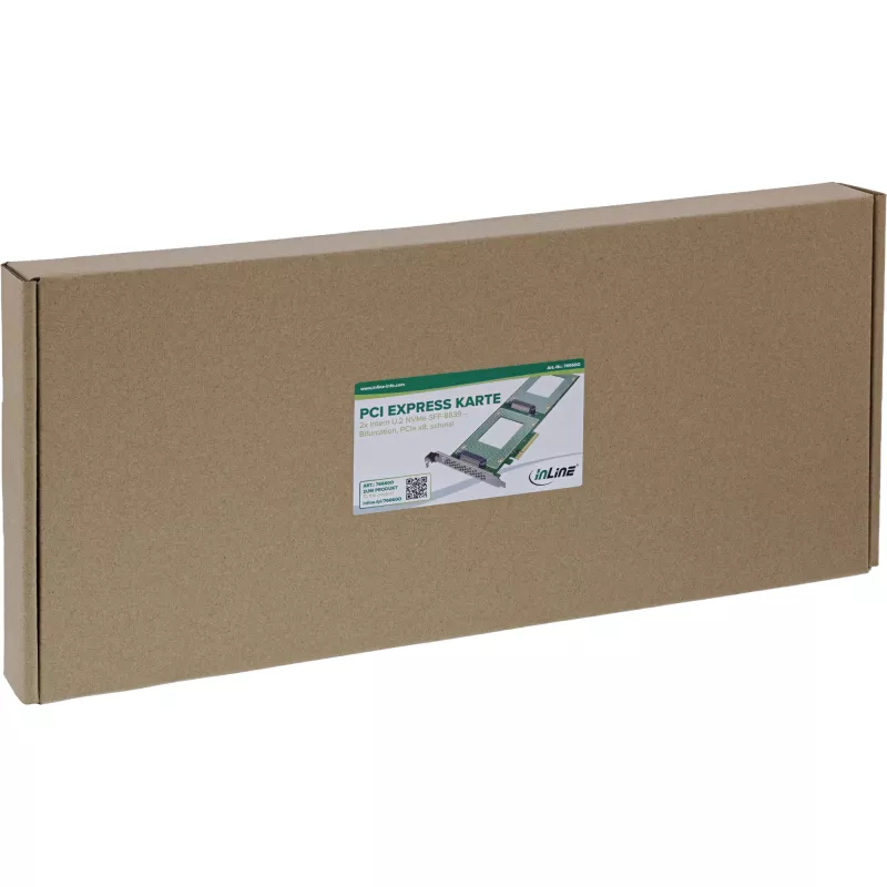 InLine 76660O Internal U.2 Adapter PCIe Male 4 Gbit/s