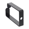 Kabelhalter InLine 43x70mm Metall schwarz — universeller Kabelhalter, 12,3×70×55 mm