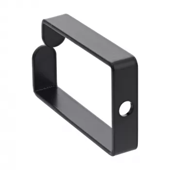 Kabelhalter InLine 43x70mm Metall schwarz — universeller Kabelhalter, 12,3×70×55 mm