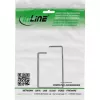 Kabelhalter InLine 43x70mm Metall schwarz — universeller Kabelhalter, 12,3×70×55 mm