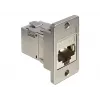 Steckdosenmodul DELOCK 86213 Metallic