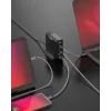 Mobile device charger Sitecom CH-1004 — Universal AC indoor charger, 100–240V input, up to 20V output, 3× USB-C, Schwarz