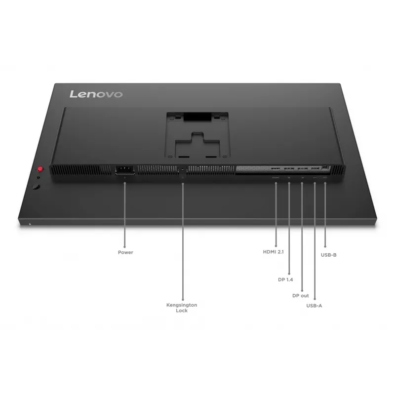 Lenovo ThinkVision P27Q-40 Monitor, 68,6 cm (27 Zoll), 2560 x 1440 Pixel, Quad HD, LED, 6 ms, Schwarz