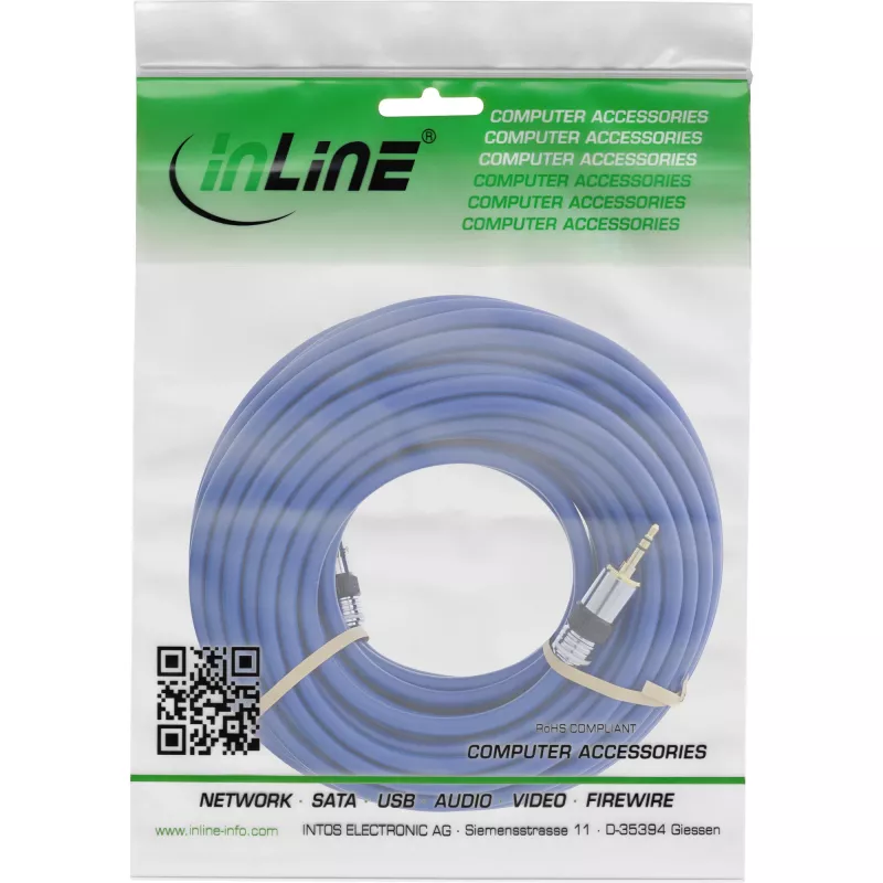 InLine Premium Audiokabel 3,5 mm Klinke Stecker / Stecker 3 m