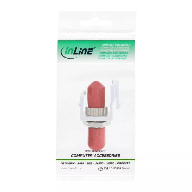 Glasfaser-Keystone-Snap-In-Adapter InLine 89988D