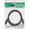 DisplayPort-Kabel InLine 15355, 0,5 m, DisplayPort–DisplayPort, schwarz, 6 mm