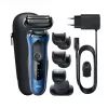 Braun Series 6 61-B1500s Folienrasierer Trimmer Blau