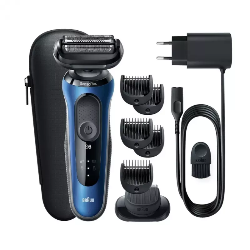 Braun Series 6 61-B1500s Folienrasierer Trimmer Blau