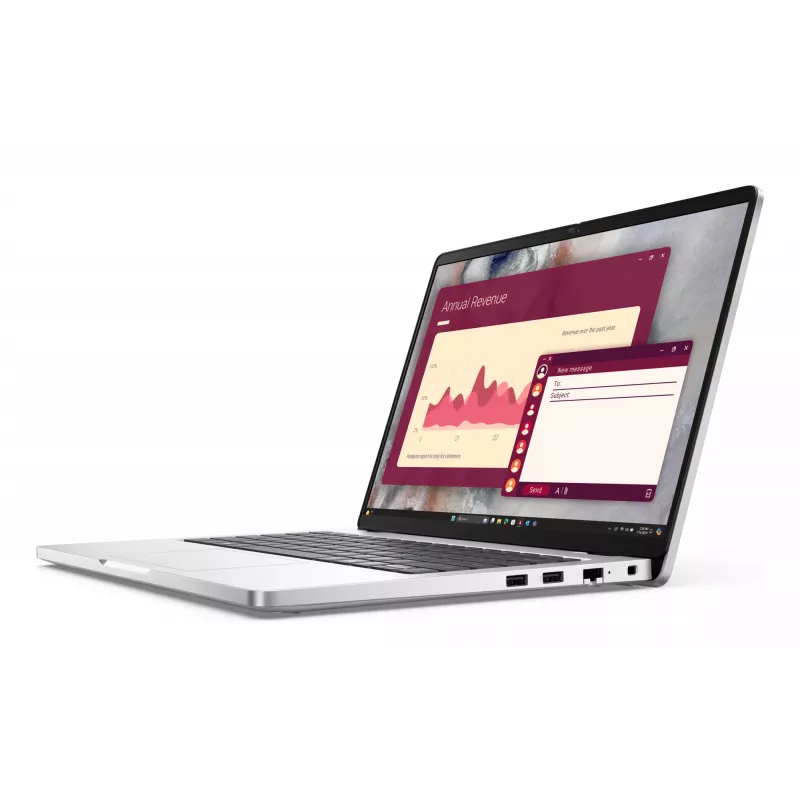 DELL Pro 14 PC14250 Intel Core Ultra 7 255U Laptop 35,6 cm (14 Zoll) Full HD+ 16 GB DDR5-SDRAM 512 GB SSD Wi-Fi 6E (802.11ax) Windows 11 Pro German Platinum