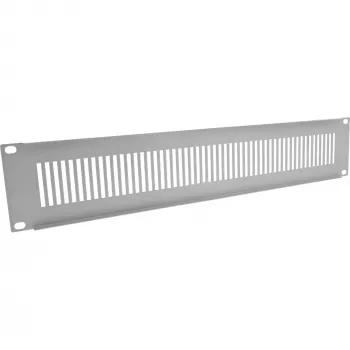 InLine 19 Zoll Blindabdeckung perforiert, 2U, RAL 7035 grau