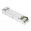 Intellinet Gigabit Fiber WDM Bi-Direktionales SFP Optisches Transceiver-Modul 1000Base-BX-D (LC) Single-Mode-Port, 120 km, BiDi WDM (RX1490/TX1550), MSA-konform für maximale Kompatibilität, Silber