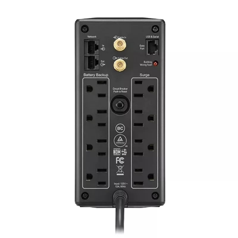 APC BX1000M unterbrechungsfreie Stromversorgung (USV) Line-Interactive 1 kVA 600 W 8 AC-Ausgänge