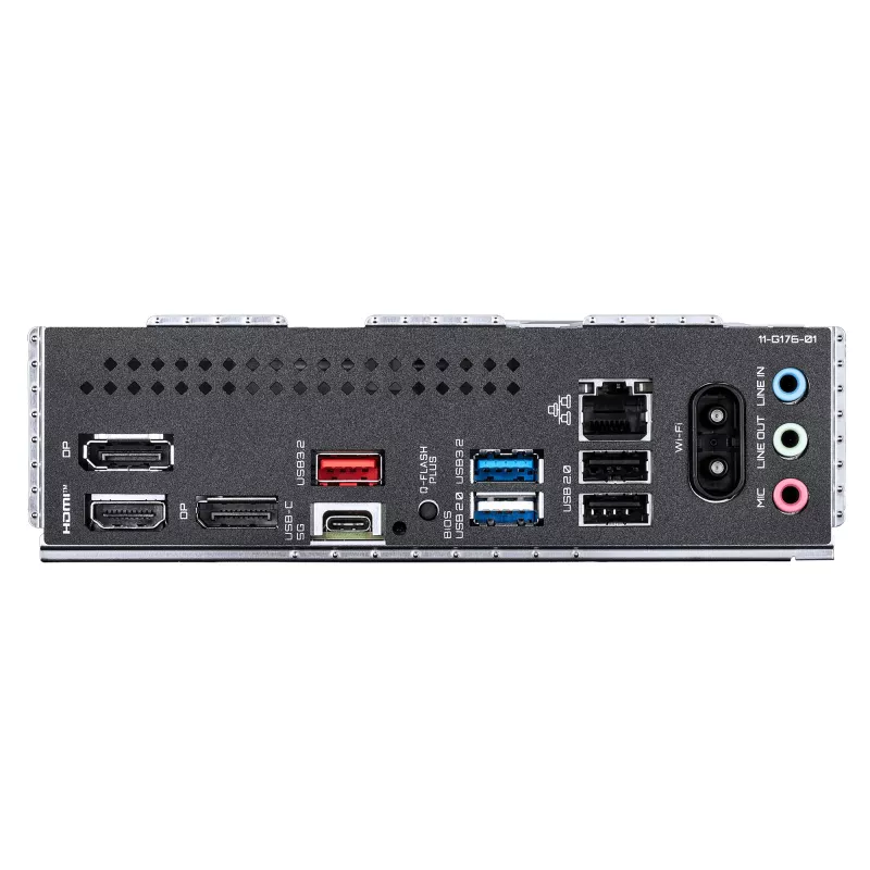 GIGABYTE B840M GAMING PLUS WIFI6E Motherboard - AMD Ryzen 9000 CPUs, 8+2+2 Phases VRM, bis zu 8200MHz DDR5 (O.C), 2x PCIe 4.0 M.2, Wi-Fi 6E, 1GbE LAN, USB 3.2 Gen 2