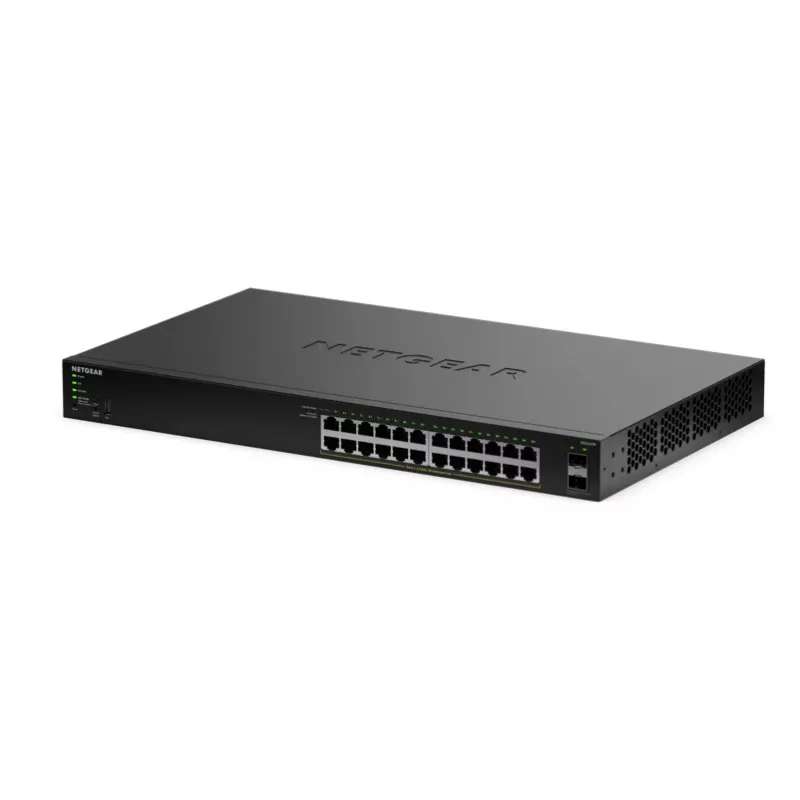 NETGEAR GS324TPv2 Managed L2/L3 Gigabit Ethernet (10/100/1000) Power over Ethernet (PoE) 1U Schwarz