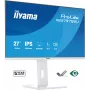 27 Zoll IIYAMA ProLite XB2797QSU-W1 IPS Quad HD (2560x1440) LED-Monitor, 178° Betrachtungswinkel, USB 3.2 Hub, Lautsprecher, VESA, höhenverstellbar, weiß