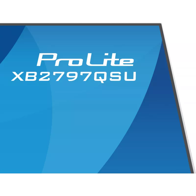 27 Zoll IIYAMA ProLite XB2797QSU-W1 IPS Quad HD (2560x1440) LED-Monitor, 178° Betrachtungswinkel, USB 3.2 Hub, Lautsprecher, VESA, höhenverstellbar, weiß