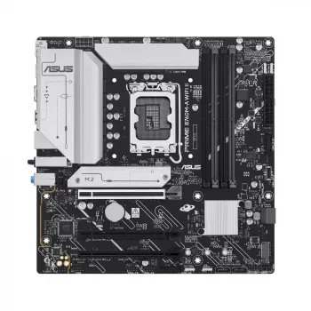 ASUS PRIME B760M-A WIFI II Mainboard, micro ATX, Intel B760, LGA 1700, DDR5, 4 DIMM-Steckplätze, bis zu 256 GB, Wi-Fi 6E, 2,5Gb Ethernet
