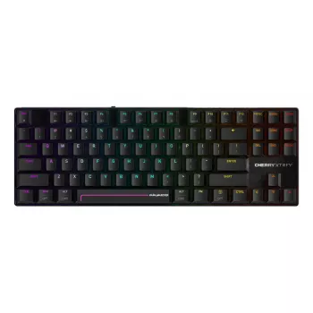 Mechanische Gaming-Tastatur Cherry MX 8.2 Pro TMR Wireless Tenkeyless 88 Tasten RGB USB + RF + Bluetooth QWERTY US International Schwarz