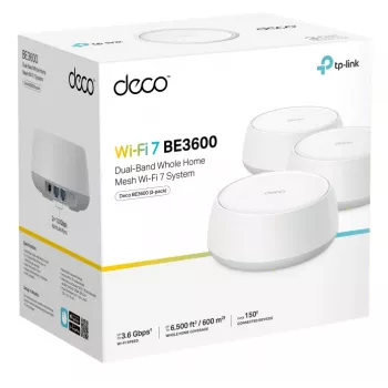 TP-Link Deco BE3600 Dual-Band (2,4 GHz / 5 GHz) Wi-Fi 7 (802.11be) Weiß 2 Intern