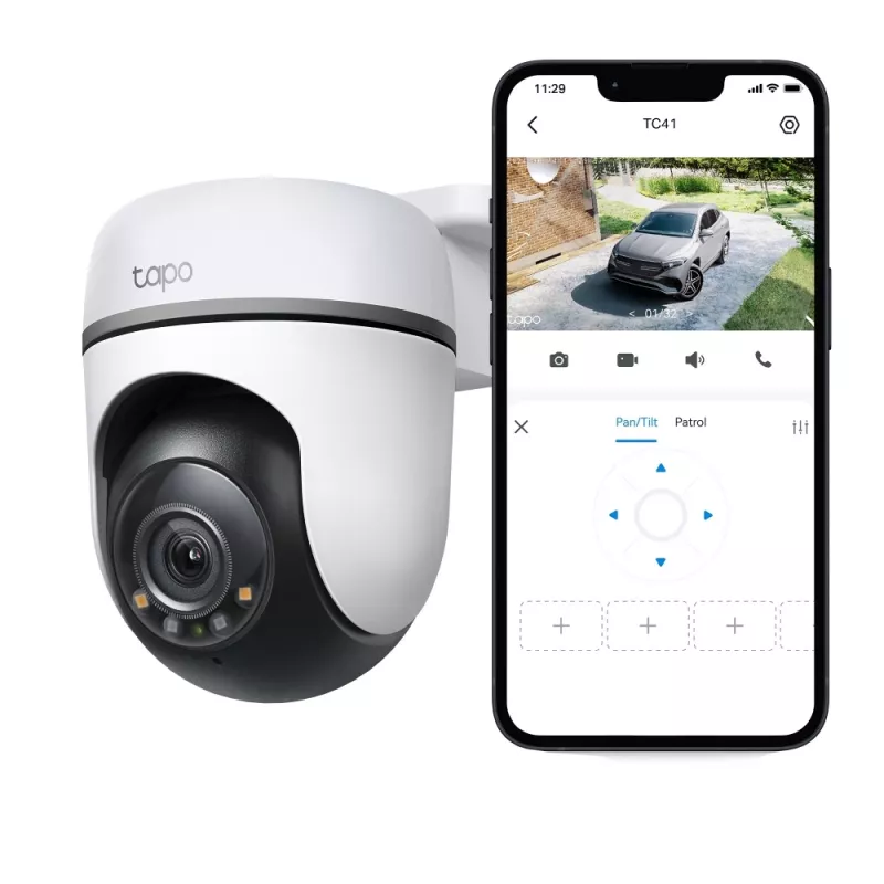 TP-Link Tapo TC41 V2 Kugelförmige IP-Überwachungskamera Innen & außen 2304 x 1296 Pixel Decke/Wand/Mast