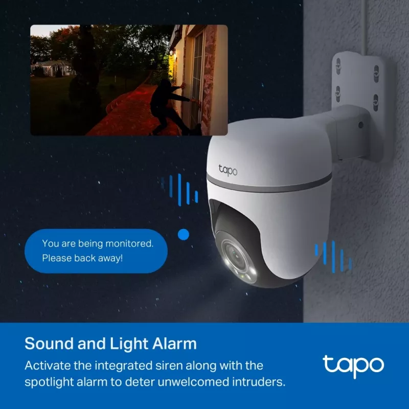 TP-Link Tapo TC41 V2 Kugelförmige IP-Überwachungskamera Innen & außen 2304 x 1296 Pixel Decke/Wand/Mast