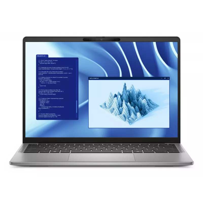 DELL Latitude 7455 Copilot+ PC Snapdragon X1P-64-100 Laptop 35,6 cm (14 Zoll) Touchscreen Quad HD+ 16 GB LPDDR5x-SDRAM 512 GB SSD Wi-Fi 7 (802.11be) Windows 11 Pro German Grau