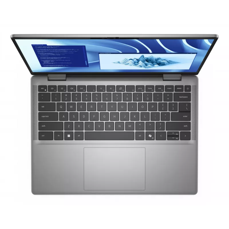 DELL Latitude 7455 Copilot+ PC Snapdragon X1P-64-100 Laptop 35,6 cm (14 Zoll) Touchscreen Quad HD+ 16 GB LPDDR5x-SDRAM 512 GB SSD Wi-Fi 7 (802.11be) Windows 11 Pro German Grau