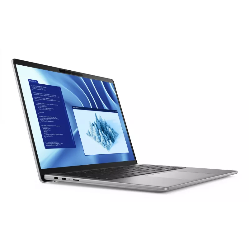 DELL Latitude 7455 Copilot+ PC Snapdragon X1P-64-100 Laptop 35,6 cm (14 Zoll) Touchscreen Quad HD+ 16 GB LPDDR5x-SDRAM 512 GB SSD Wi-Fi 7 (802.11be) Windows 11 Pro German Grau