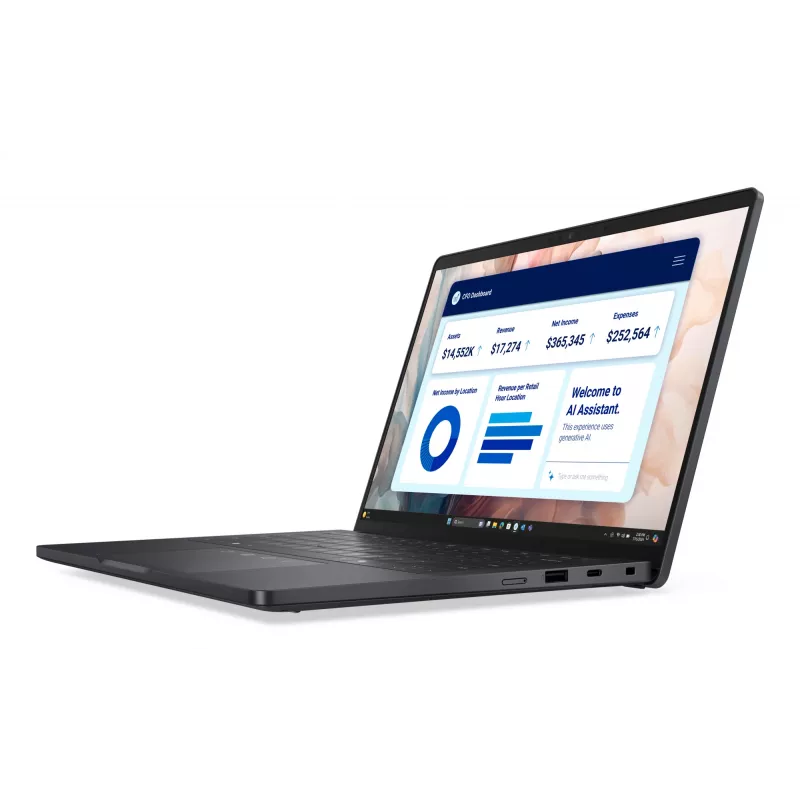 DELL Pro 13 Premium PA13250 Copilot+ PC Intel Core Ultra 7 268V Laptop 33,8 cm (13,3 Zoll) Touchscreen Quad HD+ 32 GB LPDDR5x-SDRAM 512 GB SSD Wi-Fi 7 (802.11be) Windows 11 Pro Deutsch Grau