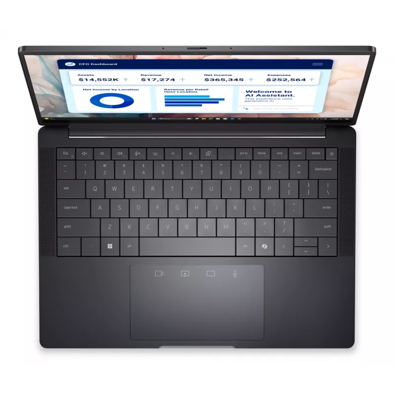 DELL Pro 13 Premium PA13250 Copilot+ PC Intel Core Ultra 7 268V Laptop 33,8 cm (13,3 Zoll) Touchscreen Quad HD+ 32 GB LPDDR5x-SDRAM 512 GB SSD Wi-Fi 7 (802.11be) Windows 11 Pro Deutsch Grau