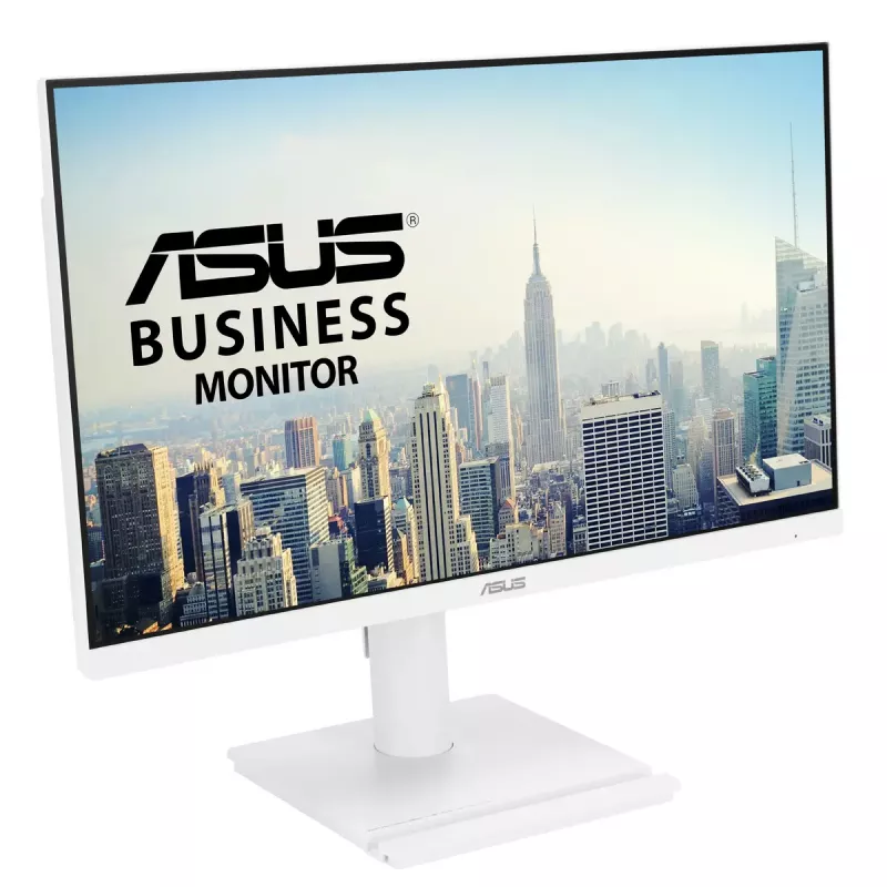 27 Zoll ASUS VA279QGS-W LCD-Monitor, 1920x1080 Full HD, IPS, 1 ms, 350 cd/m², USB 3.2 Hub, Lautsprecher, VESA, höhenverstellbar, weiß